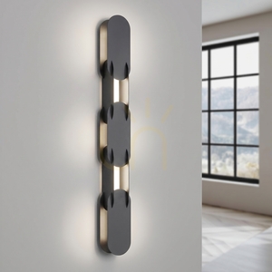 CHAIN 91 fekete LED fali lámpa 4000K small 2