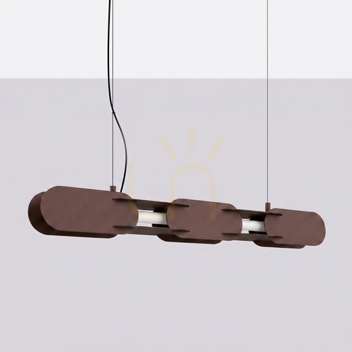 Jelölje be CHAIN 91 barna 4000K LED-es függőlámpa barna színben