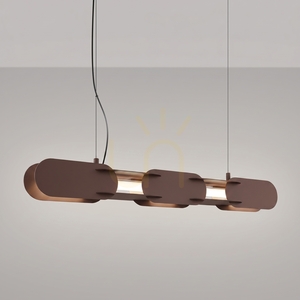 Thoro CHAIN 91 LED függőlámpa, barna, 4000 K small 2
