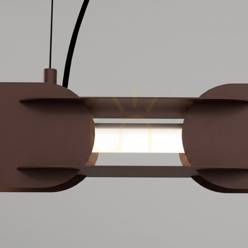 Jelölje be Thoro CHAIN 91 LED függőlámpa, barna, 4000 K