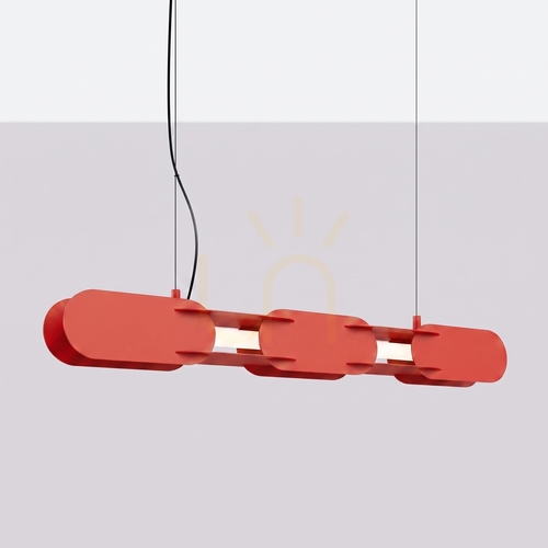 Jelölje be CHAIN 91 piros LED 4000K függőlámpa