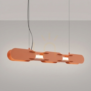 CHAIN 91 okker vörös LED 4000K függőlámpa small 2