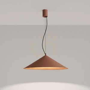 Thoro FINT mocca függőlámpa, Ø 50 cm kúp, LED 7,5 W 1070 lm 3000 K, TRIAC-szabályozható small 2