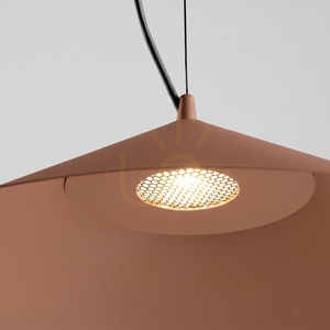 Thoro FINT mocca függőlámpa, Ø 50 cm kúp, LED 7,5 W 1070 lm 3000 K, TRIAC-szabályozható small 4