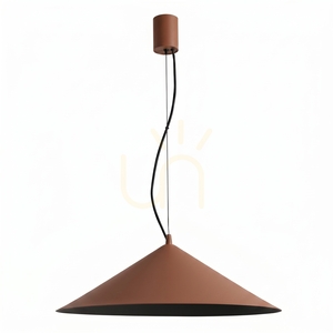 Thoro FINT mocca függőlámpa, Ø 50 cm kúp, LED 7,5 W 1070 lm 3000 K, TRIAC-szabályozható small 0