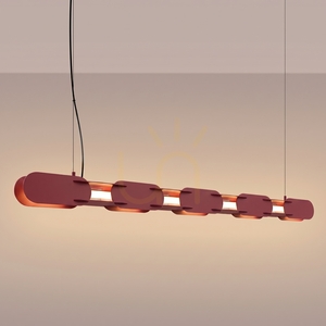 CHAIN 158 bordó LED 3000K LED függőlámpa small 2