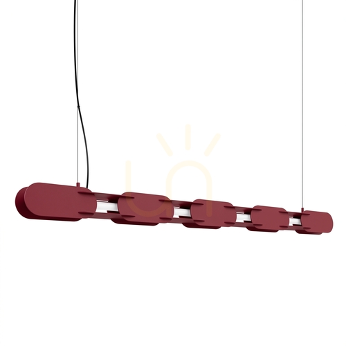 Jelölje be CHAIN 158 bordó LED 3000K LED függőlámpa