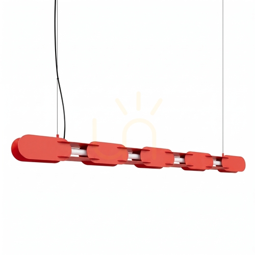 Jelölje be CHAIN 158 piros LED 3000K függőlámpa