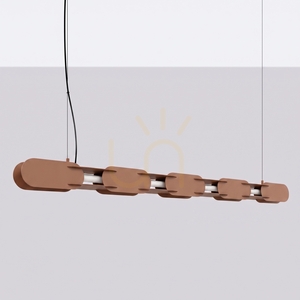 CHAIN 158 mocca LED 3000K függőlámpa small 1