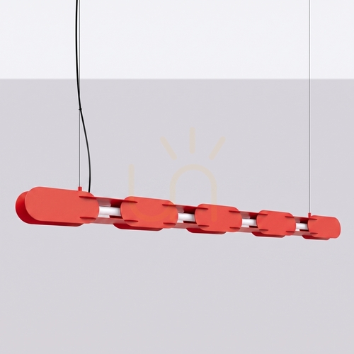Jelölje be CHAIN 158 piros LED 4000K függőlámpa