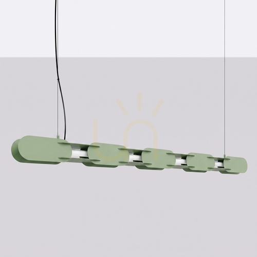 Jelölje be CHAIN 158 zsályazöld LED 4000 K függőlámpa