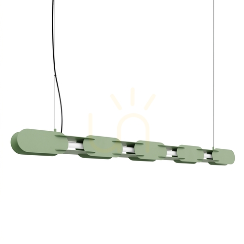 Jelölje be CHAIN 158 zsályazöld LED 4000 K függőlámpa