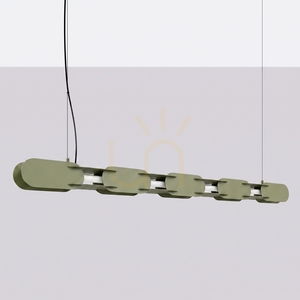 CHAIN 158 függőlámpa olajzöld LED 4000K small 1