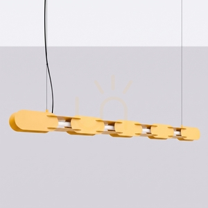 CHAIN 158 Thoro TH.1049 lineáris függesztéklámpa sárga LED 19,9 W 2355 lm 4000 K small 1