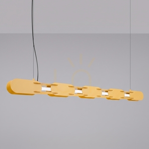 CHAIN 158 Thoro TH.1049 lineáris függesztéklámpa sárga LED 19,9 W 2355 lm 4000 K small 2