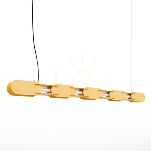 CHAIN 158 Thoro TH.1049 lineáris függesztéklámpa sárga LED 19,9 W 2355 lm 4000 K small 0