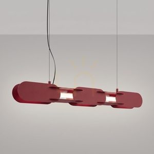 CHAIN 91 bordó LED 4000K LED függőlámpa small 2