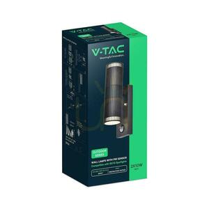 V-TAC GU10 kültéri fali lámpa GU10 érzékelő alumínium felülről lefelé IP44 fekete VT-10175PIR 3 év garancia 3 V-TAC GU10 kültéri fali lámpa GU10 érzékelő alumínium felülről lefelé IP44 fekete VT-10175PIR 3 év garancia small 3