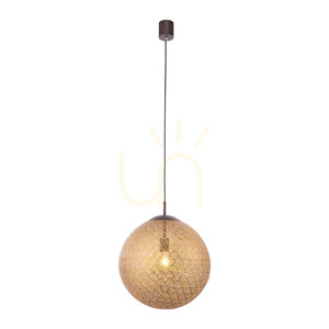 Paul Neuhaus GRETA 2421-48 rozsdás-arany függőlámpa Ø40 cm 1xE27 small 1