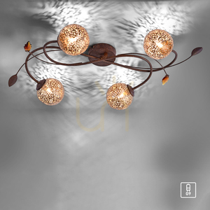 GRETA Plafond 6395-48 Rozsda 4xG9 10 GRETA Plafond 6395-48 Rozsda 4xG9 small 10