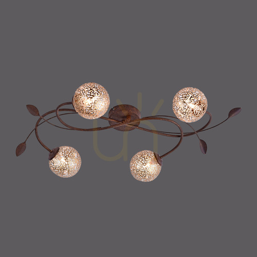 Jelölje be GRETA Plafond 6395-48 Rozsda 4xG9