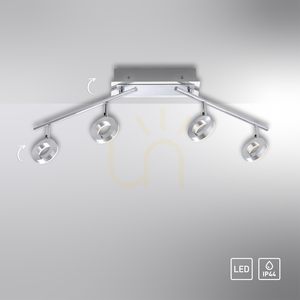SILEDA plafond 6786-96 Ezüst 4xLED small 12