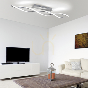 POLINA Plafond 9143-55 Ezüst 2xLED small 2