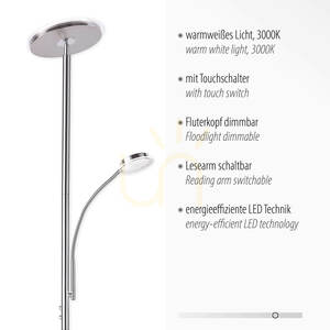 HANS állólámpa 11709-55 Ezüst 2xLED small 3