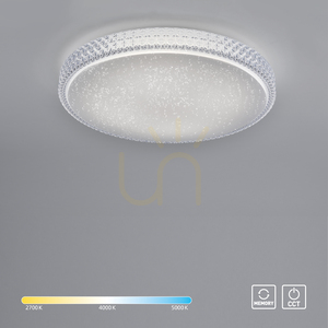 Zuma Line FRIDA 14372-00 átlátszó LED mennyezeti lámpa, 36 W, CCT small 11