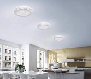 Zuma Line FRIDA 14372-00 átlátszó LED mennyezeti lámpa, 36 W, CCT small 2