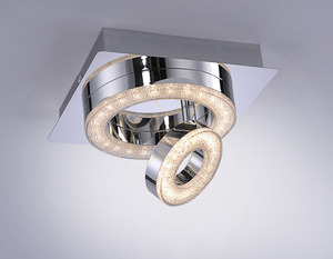 TIM Plafond 14520-17 króm 2xLED small 10