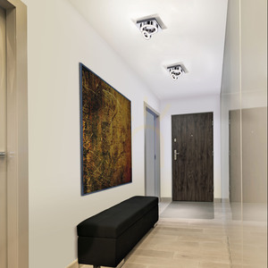 TIM Plafond 14520-17 króm 2xLED small 2