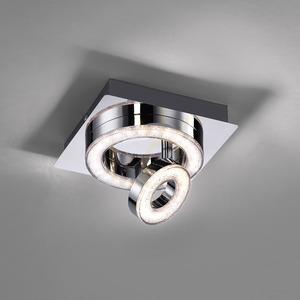 TIM Plafond 14520-17 króm 2xLED small 5