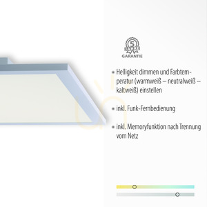 FLAT plafond 14531-16 fehér 1xLED small 3