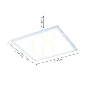 FLAT plafond 14531-16 fehér 1xLED small 7