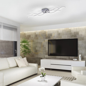 WAVE 15166-55 LED mennyezeti lámpa, acél, 3 égős, 97,5 cm small 2