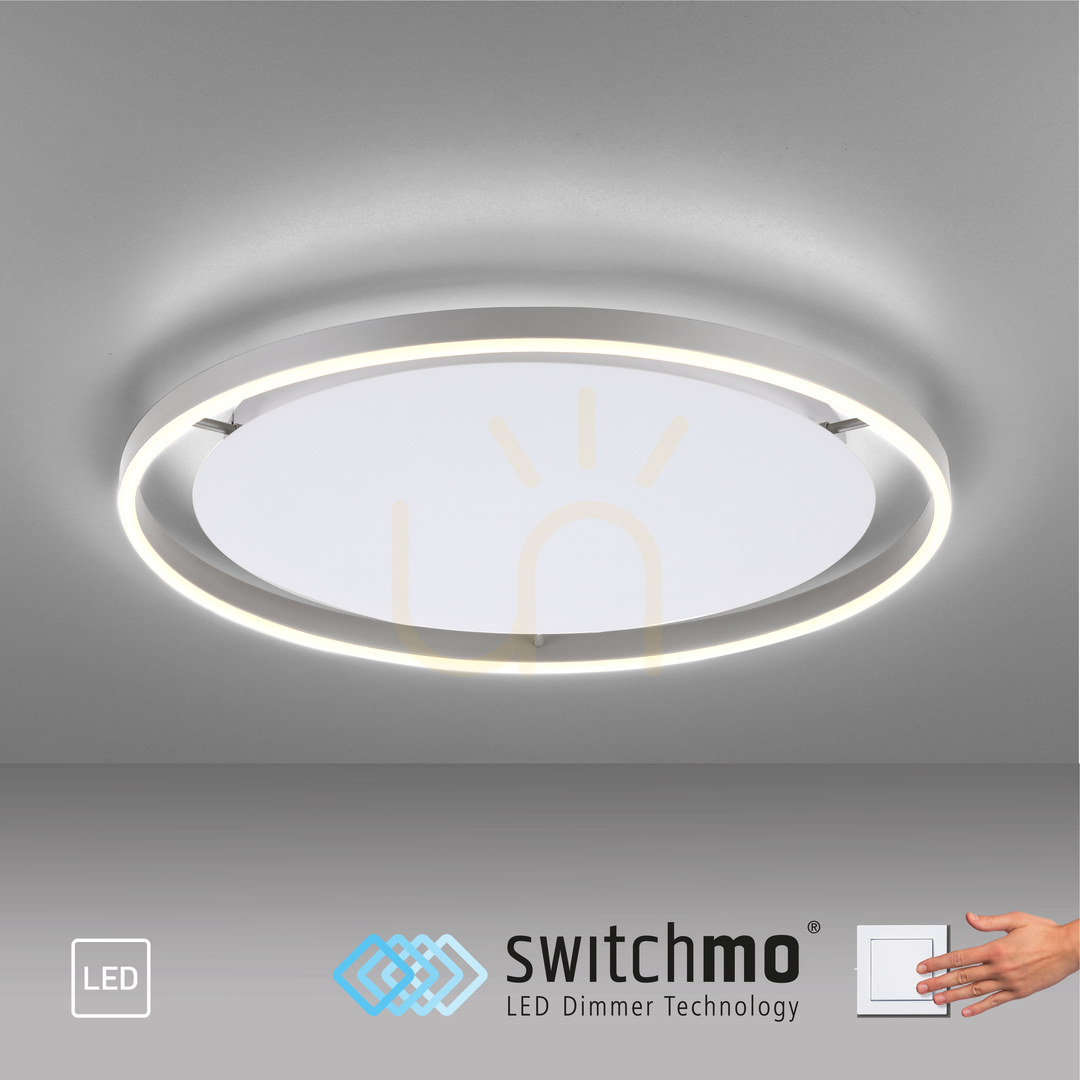 Előnézet Plafond RITUS 15392-95 Ezüst 1xLED Plafond RITUS 15392-95 Ezüst 1xLED