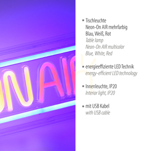 NEON-ON AIR fali lámpa 85013-70 Multicolor 1xLED small 12