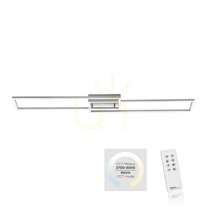 Plafond IVEN 14019-55 Ezüst 2xLED 1 Plafond IVEN 14019-55 Ezüst 2xLED small 1