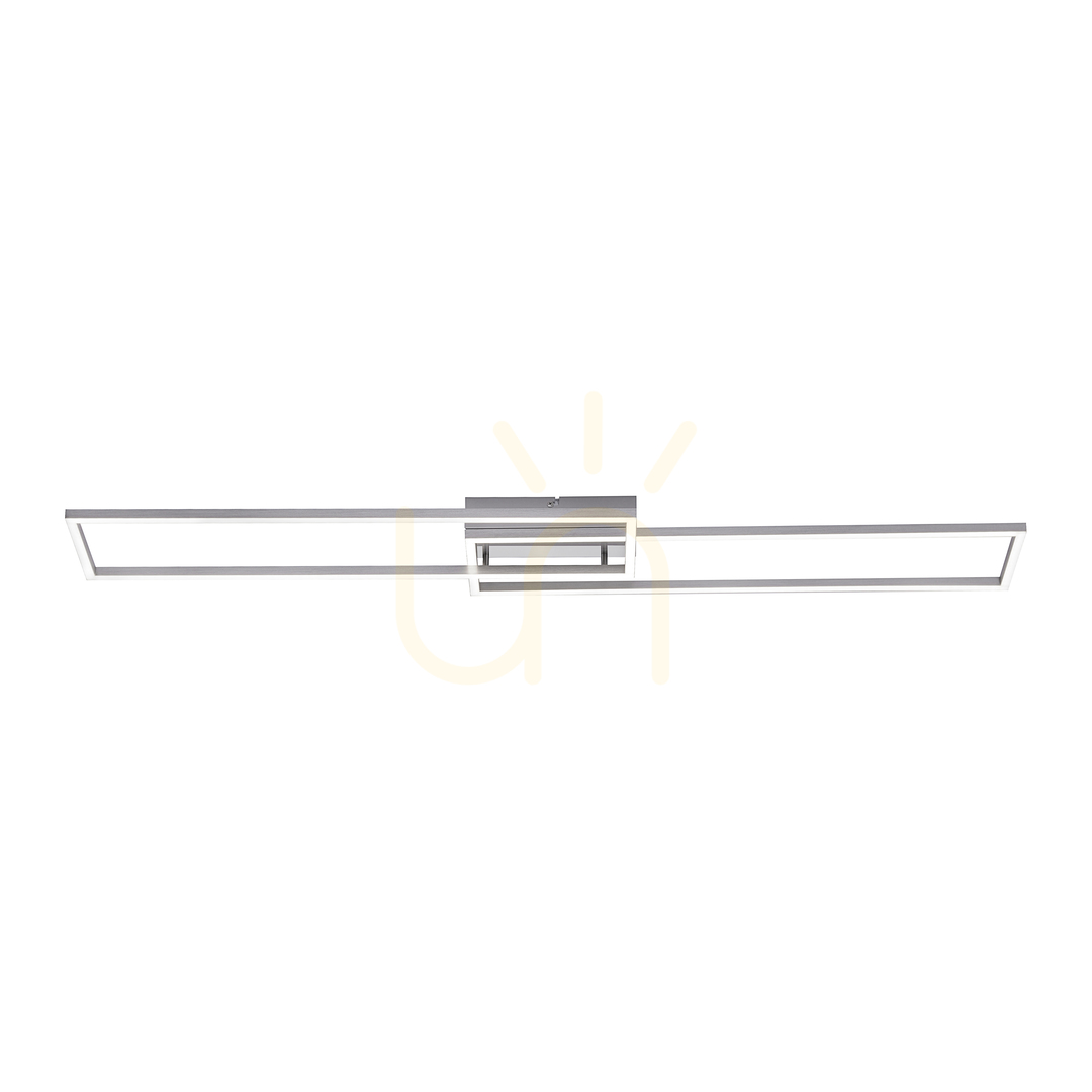 Kilátás Plafond IVEN 14019-55 Ezüst 2xLED Plafond IVEN 14019-55 Ezüst 2xLED