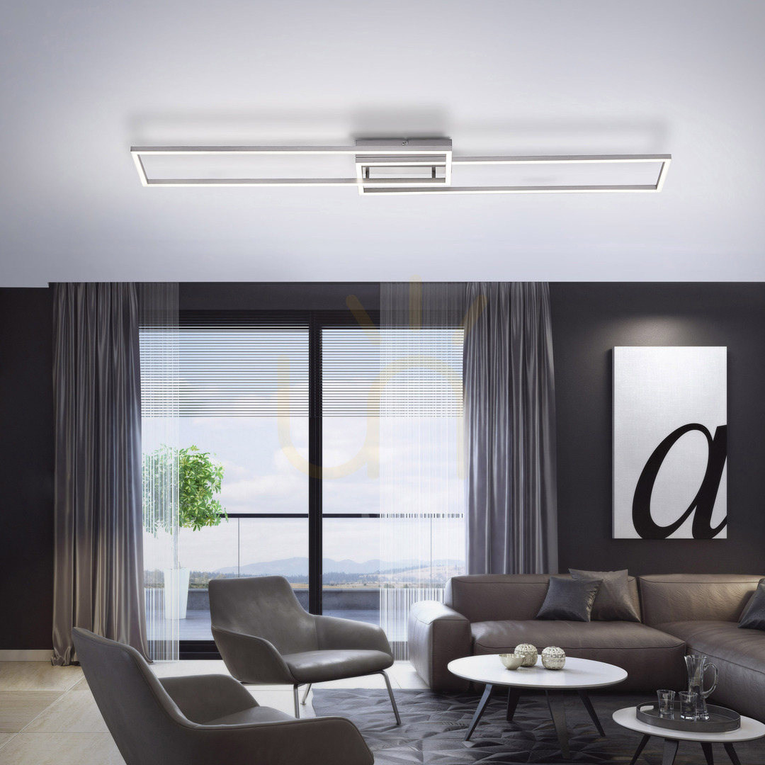 Előnézet Plafond IVEN 14019-55 Ezüst 2xLED Plafond IVEN 14019-55 Ezüst 2xLED