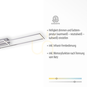 Plafond IVEN 14019-55 Ezüst 2xLED 3 Plafond IVEN 14019-55 Ezüst 2xLED small 3