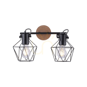 Plafond JARO 15672-78 Fekete 2xE27 small 10