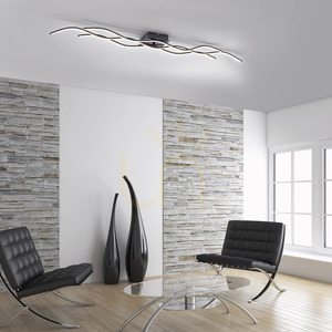 WAVE Plafond 15167-18 Fekete 3xLED small 2