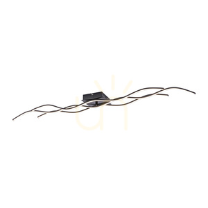 WAVE Plafond 15167-18 Fekete 3xLED small 7