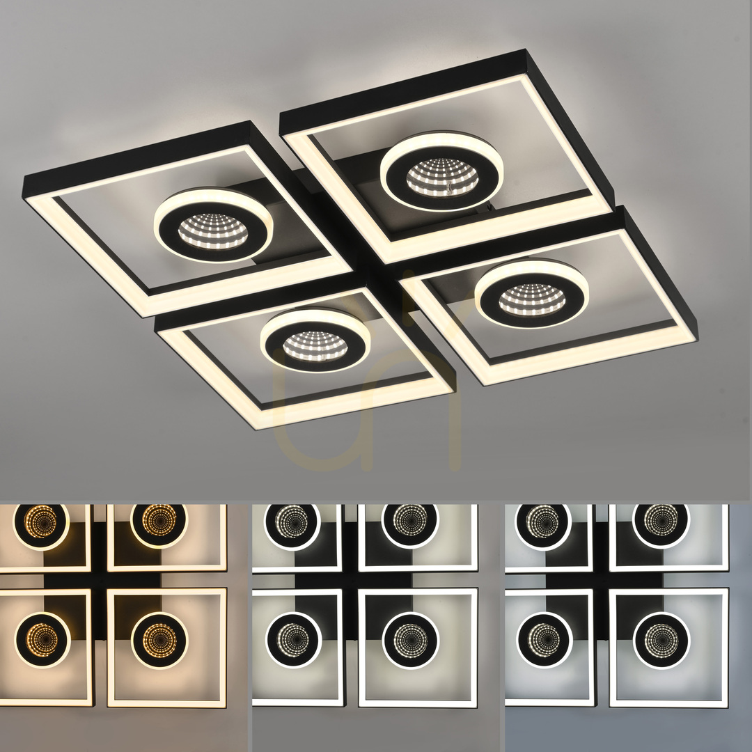 Jelölje be TRAFORO 6855-18 Plafond fekete 1xLED TRAFORO 6855-18 Plafond fekete 1xLED