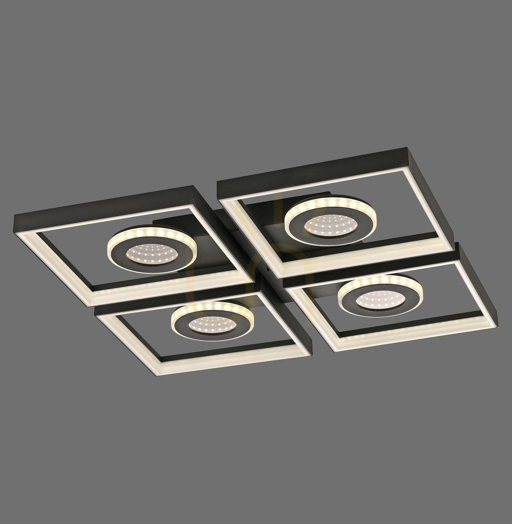 Jelölje be TRAFORO 6855-18 Plafond fekete 1xLED TRAFORO 6855-18 Plafond fekete 1xLED