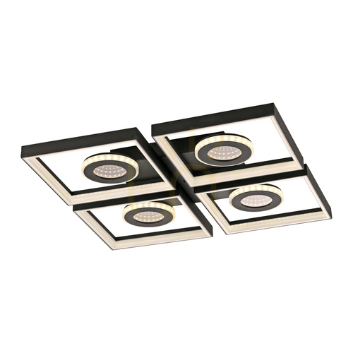 Jelölje be TRAFORO 6855-18 Plafond fekete 1xLED