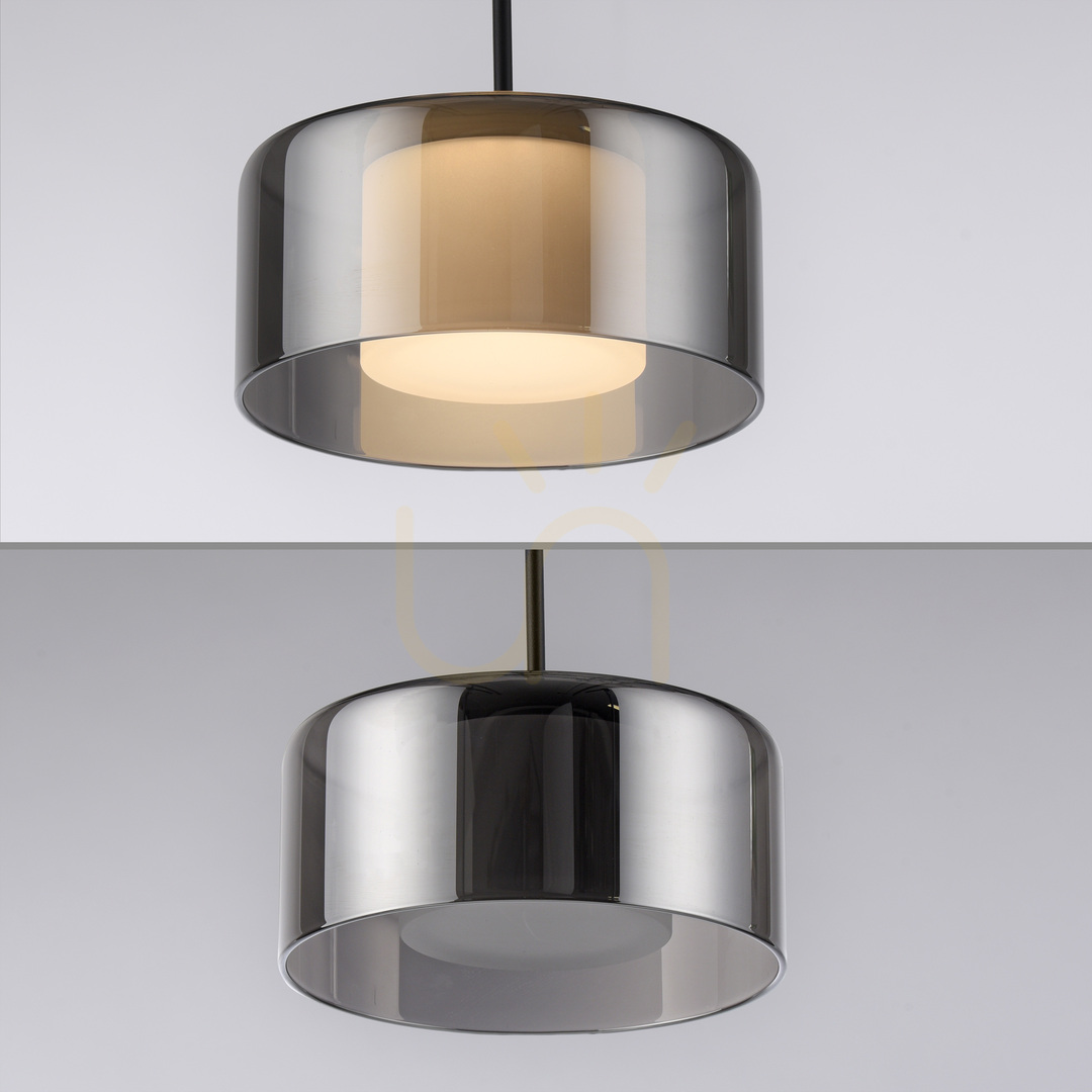 Kilátás Zuma Line RIKA 2113-18 fekete/smoky LED függőlámpa, 20 W, 71 cm Zuma Line RIKA 2113-18 fekete/smoky LED függőlámpa, 20 W, 71 cm