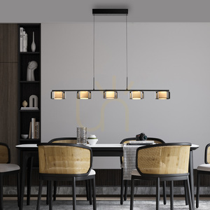 RIKA függőlámpa 2116-18 fekete 5xLED small 2
